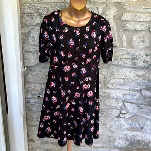 Atmosphere Pink Puff Sleeve Midi Sundress